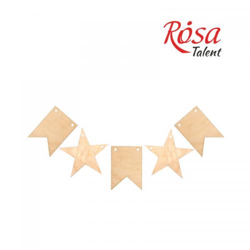 Набор Rosa Talent Гірлянда 5шт фанера