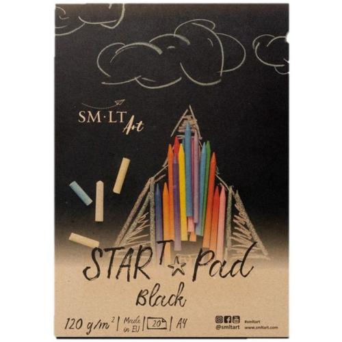 Склейка для рисунку Smiltainis Black Start 120г 20а