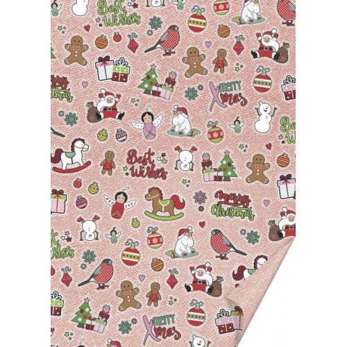Картон дизайнерський Heyda Patches Xmas А4 300г