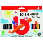 Набір фломастерів 10кол. Bruynzeel BIG POINT