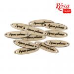 Тег Ручная работа Rosa Talent 4.5х1.3см фанера