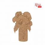 Заготовка Букет квітів-3 Rosa Talent ДВП 6,5х10см