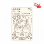 Чіпборди Rosa Talent Cake delicious-2 12,8 х20см білі