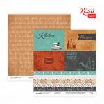 Папір для скрапу Rosa Talent 30,5х30,5см 200г Recipe book-8