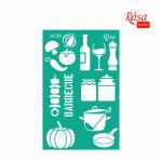 Трафарет самоклеючий Rosa Talent №4030 Recipe book 13х20см