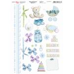 Папір дизайнерський Rosa Talent Baby boy-6 А4 250г односторонній
