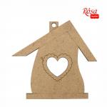 Заготовка шпаківня Love-2 Rosa Talent 13х12см ДВП