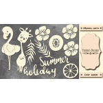 Набор чипбордов Summer holiday milk Fabrica Decoru