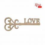 Ключик Love-2 Rosa Talent 10х3,8см ДВП