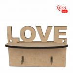 Ключниця Love Rosa Talent 20х6,5х14см МДФ