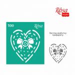 Трафарет самоклеючий Rosa Talent 9х10см №100
