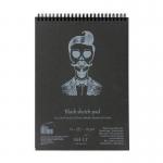 Альбом для малюнку на спіралі Smiltainis Authentic Black 165г