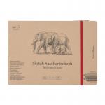 Альбом для ескізів Smiltainis Authentic А5 135г 28а коричневий