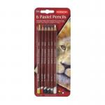 Набір пастельних олівців 6кол. Pastel Derwent