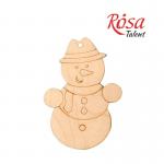 Заготовка Сніговик-1 Rosa Talent 7х10см фанера