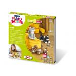 Набір пластики Fimo Kids Котики 4х42г