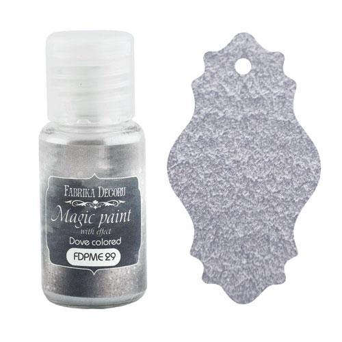 Сухая фарба Fabrika Decoru Magic paint with effect Сизий 15мл