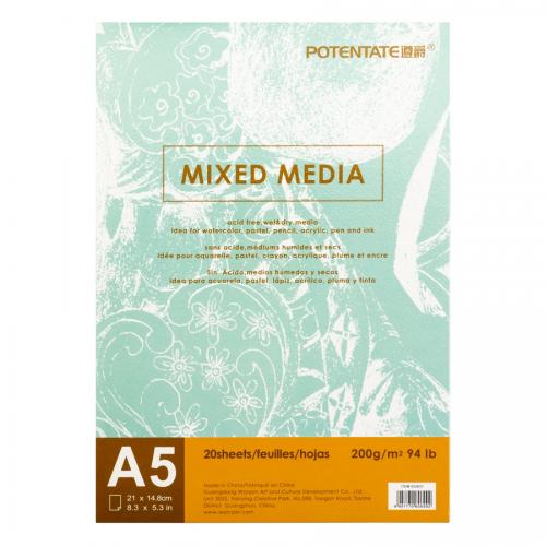 Склейка Mixed Media Potentate 200 г, 20 аркушів