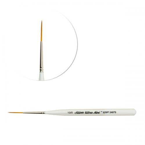 Пензлик синтетика Silver Brush Ultra-Mini 2407S №20/0