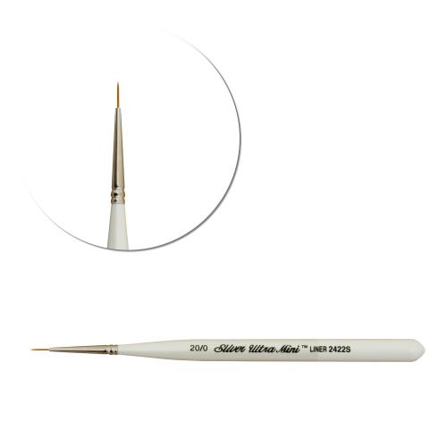 Пензлик синтетика Silver Brush Ultra-Mini 2422S №20/0