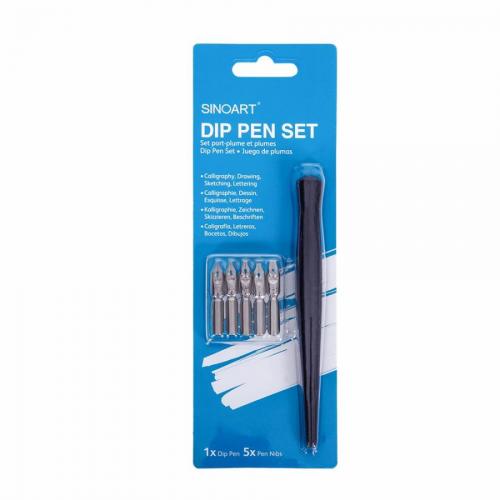 Набір для каліграфії SINOART Dip Pen - тримач + 5 пер