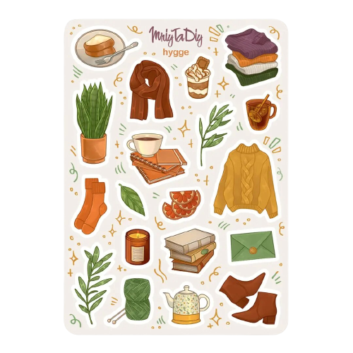 Стікер-наклейки MriyTaDiy Hygge 10х15см