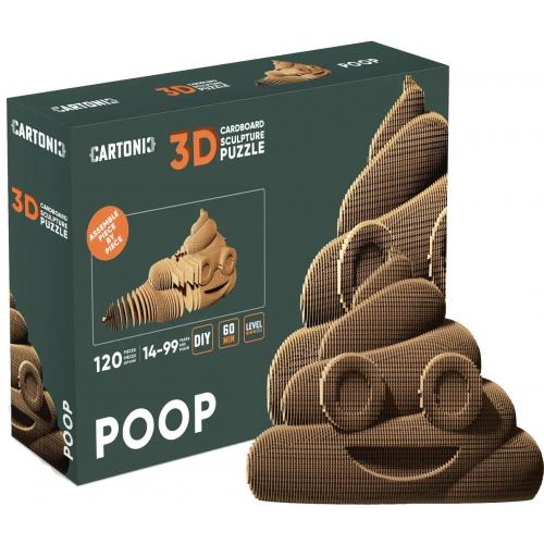 Набір Картонний 3D пазл CARTONIC Poop