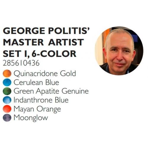 Набір акварелі 6туб 5мл George Politis` Master Daniel Smith set 1