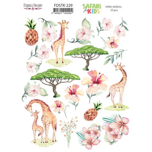 Наклейка-стікер Safari for kids Fabrica Decoru 229