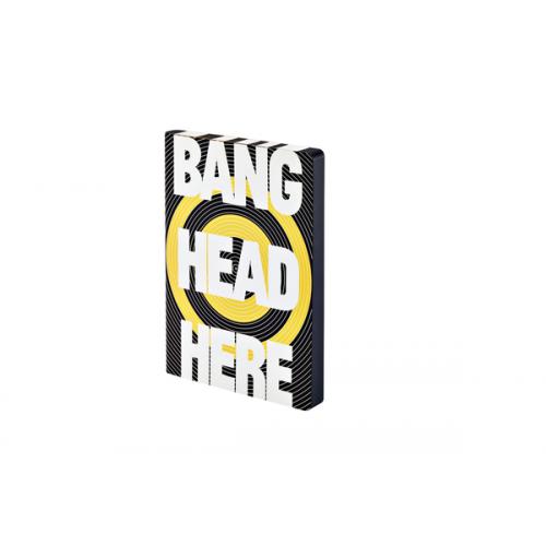Блокнот nuuna Graphic Bang Head Here 165х220мм 120г 256стор