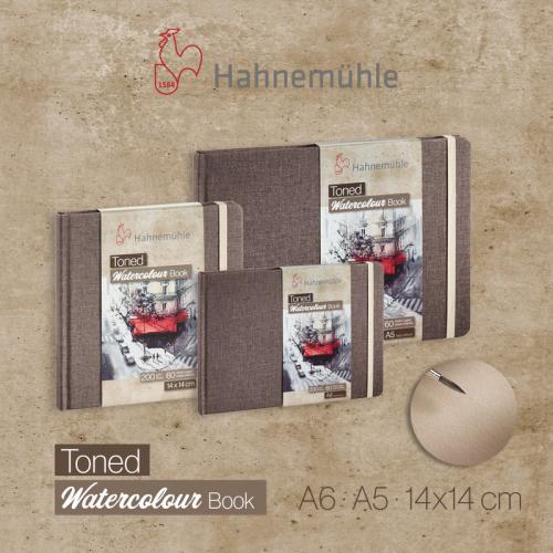 Скетчбук для акварелі Hahnemuhle Toned Beige Book 30а 200г