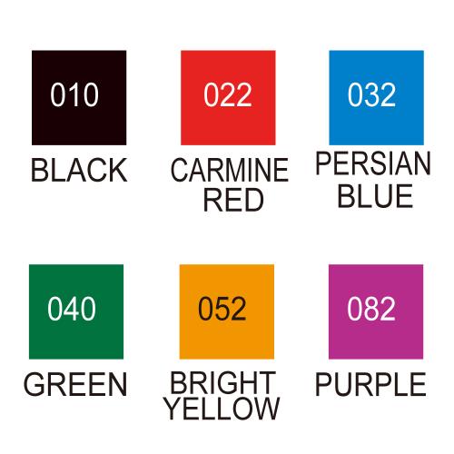 Набір маркерів Kuretake ZIG Clean Color Real Brush Color set 6кол.