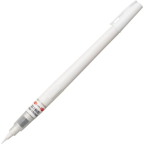 Брашпен Kuretake Zig CARTOONIST BRUSH PEN білий