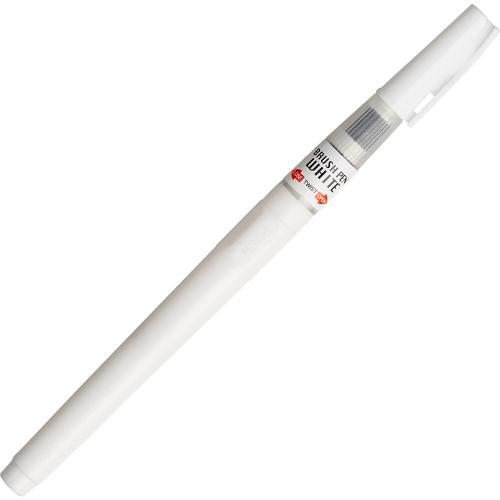 Брашпен Kuretake Zig CARTOONIST BRUSH PEN білий