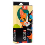 Набір акрилових фарб Arteo ColorCat матові, по 10 мл, для малювання і декору