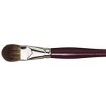 Пензлик колонок овальний 1845 Black sable daVinci