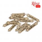 Міні-тег Handmade-3 Rosa Talent 5х1см фанера