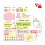 Папір дизайнерський Rosa Talent Sweet girl-9 А4 250г односторонній