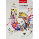 Блокнот для графіки Bruynzeel Sketch/Notebook 140г 80а білий