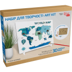 Набір картина 3D Rosa Talent World Map 30,5х37,5см, МДФ