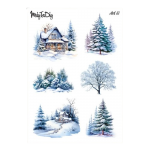 Стікер-наклейки MriyTaDiy Art Зима 10х15см