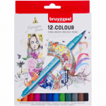 Набір лінерів Bruynzeel BRUSHPEN 12кол.