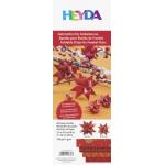 Набір паперових червоних смужок Heyda 1.5х45см 48шт., 1х30см 48шт. 120г №1