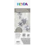 Набір паперових срібних смужок Heyda 1.5х45см 48шт., 1х30см 48шт. 120г