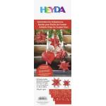 Набір паперових червоних смужок Heyda 1.5х45см 48шт., 1х30см 48шт. 120г №2