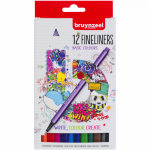 Набір лінерів Bruynzeel FINELINER Basic 12кол.