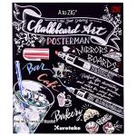 Скетчбук навчальний Kuretake A to ZIG Let`s Start Creating Chalkboard Art with POSTERMAN
