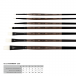 Пензлик синтетика плоска Rosa MOON 1203F