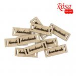 Міні-тег Handmade-2 Rosa Talent 4х1.5см фанера 
