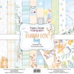 Набір паперу для скрапа Funny fox boy Fabrica Decoru 20х20см 10а